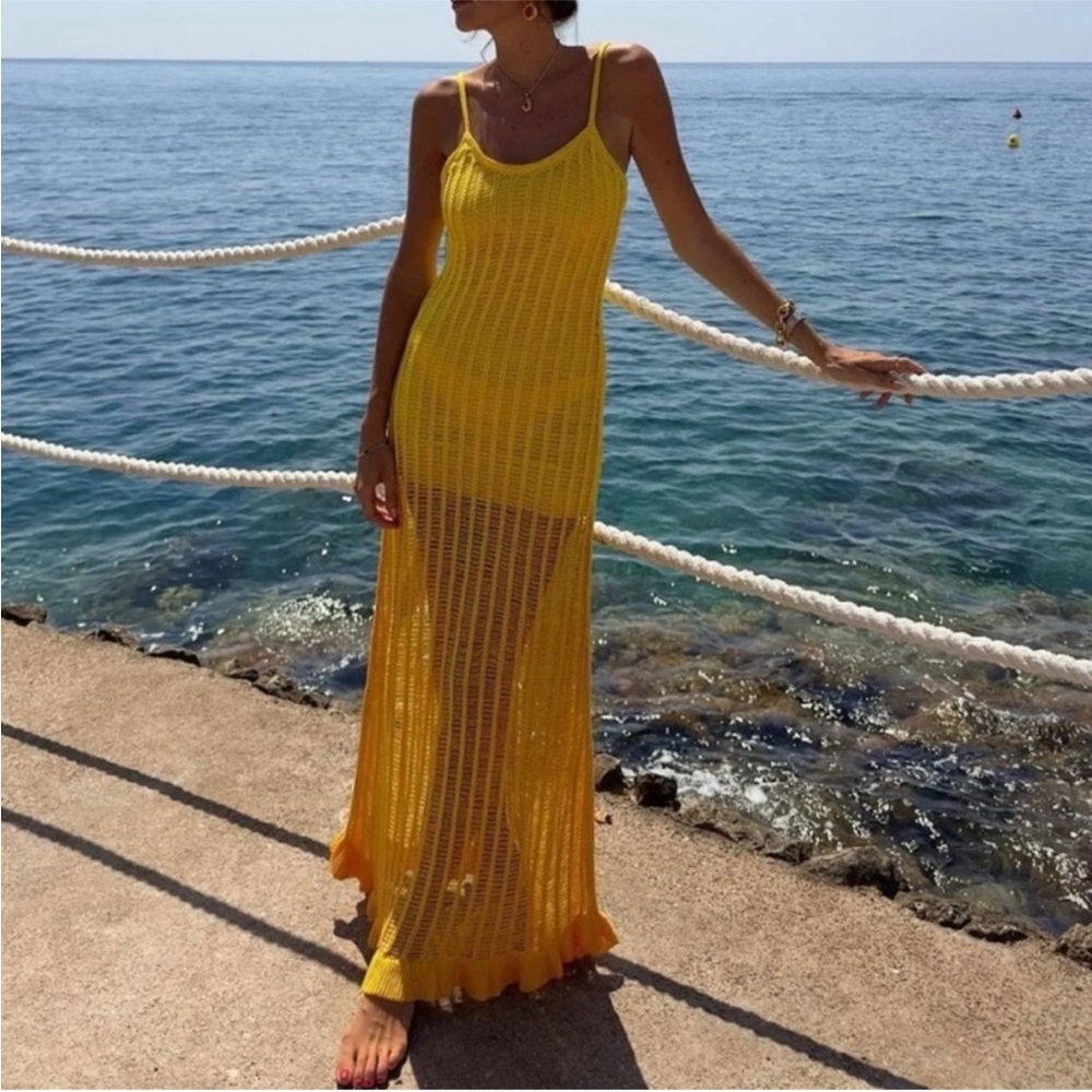 Simon Miller Yellow Swim Coverup